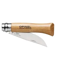 Opinel Inox 6 No Kayın Saplı Paslanmaz Çelik Çakı